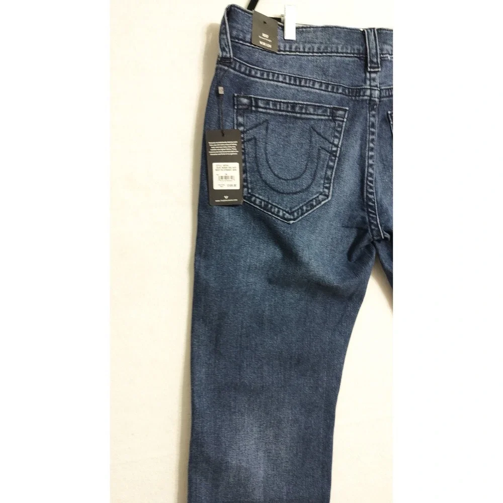 True Religion Ricky SN Relaxed‎ Straight Jeans 107344 Men's Pants sz 36/34 New